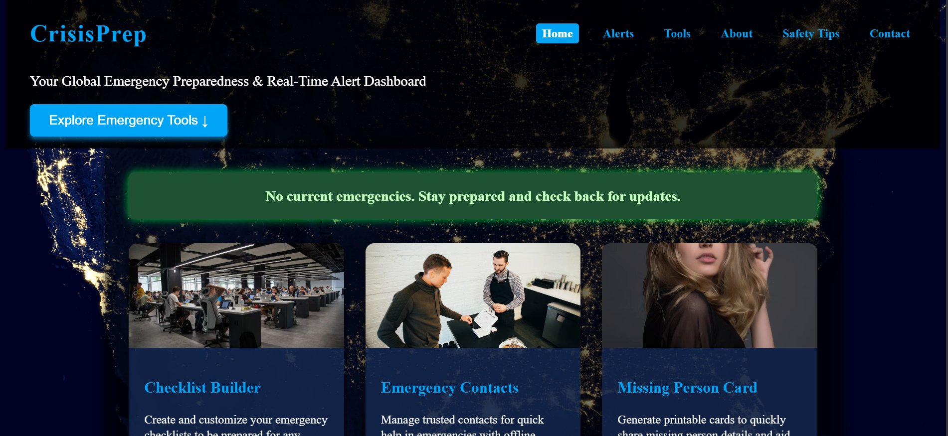 Crisis Preparation Website